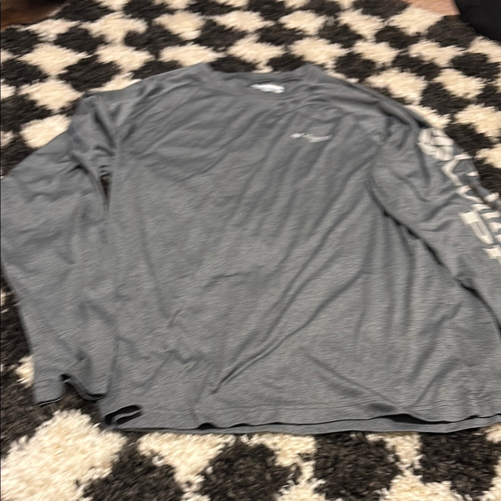 Columbia Men's Charcoal Long Sleeve Tee